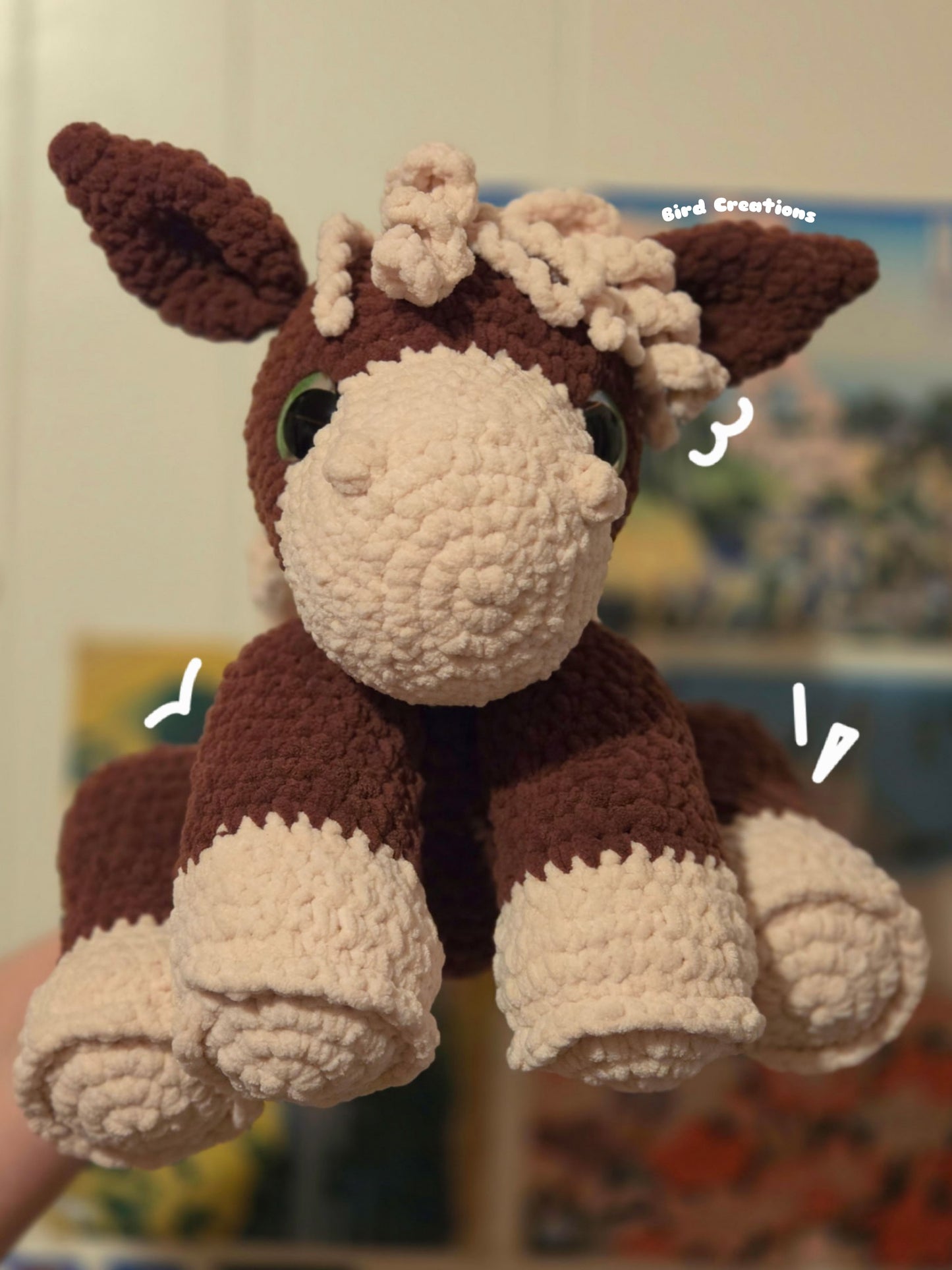 Crochet Horse Plushie