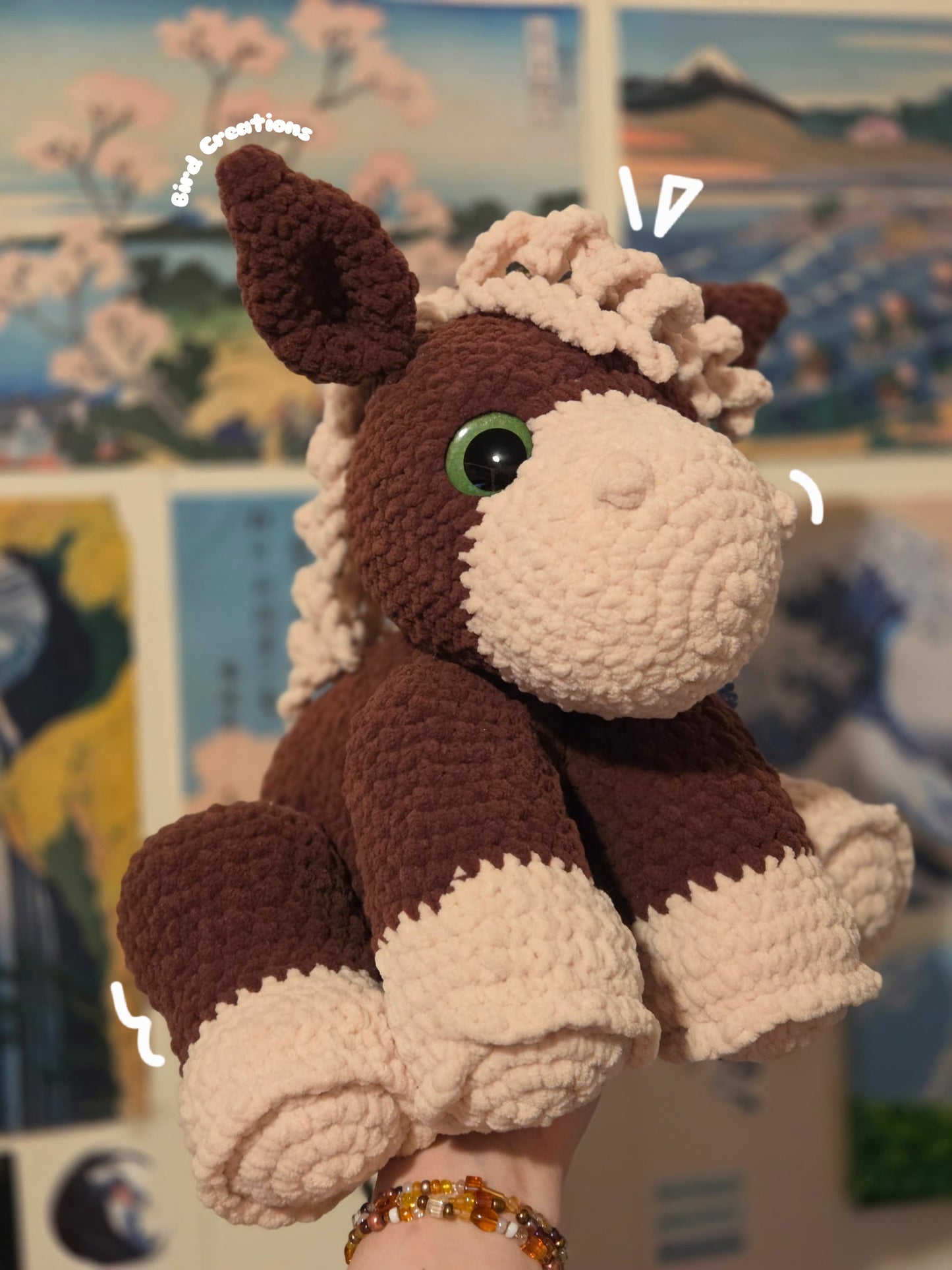 Crochet Horse Plushie
